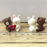 Mini ours flottant 3D mignon personnalisé, petit ours flottant, mignon, petit ours rose mignon, petit cadeau, en stock, vente en gros personnalisée