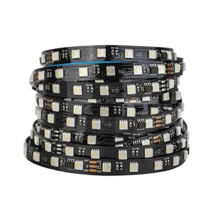 DC12V 24V WS2814 RGBW SMD5050 4 In 1 Led Strip Similar SK6812 RGBWW RGBCW Addressable Digital Led Pixel Strip