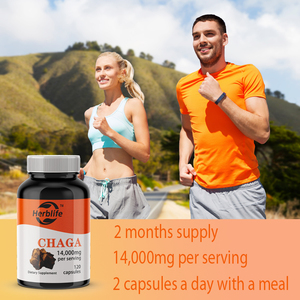 OEM/ODM Hot Selling Chaga Capsules for Adults <b>Herbal</b> <b>Supplements</b>, 120 Vegan Capsules, Immune Support - Product Image 4