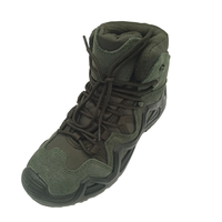 Bottes de randonnée en cuir Columbia Solomon vertes tendance personnalisées JDS pour hommes