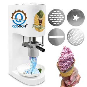 QDMECH Low Cost Industrial <strong>Spaghetti</strong> Press <strong>Ice</strong> <strong>Cream</strong> <strong>Machine</strong> High Capacity Noodle Shape Soft Serve Pasta <strong>Ice</strong> <strong>Cream</strong> For Sales - Product Image 1