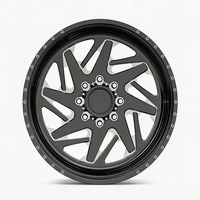 Rines Personalizados para Camioneta, Negro Mate, 22X14 26X10 26X12 24X14, Super Single Forged, con 8X165.1 8X170 5X127 para Ram 2500 Ford F250