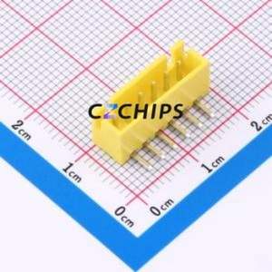 W2542100-6PY2123 Wire-to-Board Pin Header Bent Lead Through Hole,P=2.5mm Connector 1x6P 2.5mm Right Angle Insert XH - Product Image 1