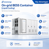 Système de stockage d'énergie (BESS) LiFePO4 hors réseau de 1,5 MWh avec PCS de 750 kW et refroidissement liquide pour les infrastructures de télécommunications