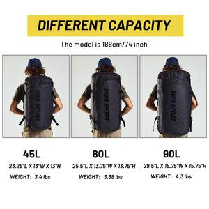 Sac de sport de voyage pour homme avec compartiment à chaussures, échantillon gratuit, sac de sport portable personnalisé, sacs de sport pour baskets - Product Image 5