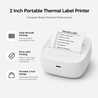 Printer Thermal Mini Saku 203DPI Bluetooth Pembuat Stiker untuk Catatan Belajar dan Jurnal