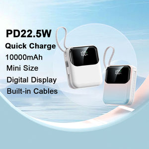 พาวเวอร์แบงค์ชาร์จเร็วคุณภาพสูง 10000mAh ขนาดพกพา พร้อมสายชาร์จในตัว - Product Image 3
