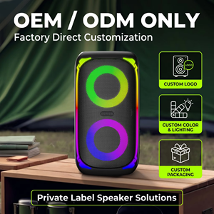 Commercial 30W RMS Single Color Lighting Rolling Wireless Speaker System 2-Mic <strong>Inputs</strong> 5.3 IPX-6 Waterproof Mobile Phone Computer - Product Image 1