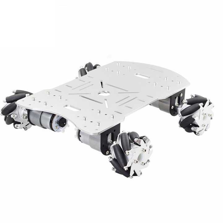 4WD Mecanum Robot Car Chassis Kit - Load Capacity 10-15KG