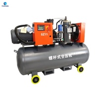 Compresseur d'air mobile à vis VFD Coolcube CCszdy75 55kW 75HP 8bar 116psi 10.5m³/min 371cfm Moteur à aimant permanent VSD