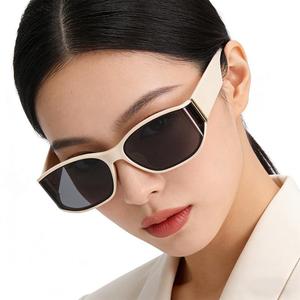 Lunettes de soleil incurvées tendance rétro haut de gamme pour femmes, lunettes de soleil anti-ultraviolets transfrontalières, monture irrégulière - Product Image 2