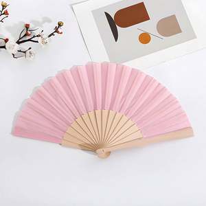 Abanico de Kung Fu Chino, Abanico Plegable de Plástico Grande, Abanico de Mano de Tela de Nailon, Decoración Plegable para Fiestas, Recuerdos de Fiesta de Plástico - Product Image 6