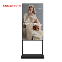 Afficheur numérique à double face haute luminosité pour vitrine, publicité en ascenseur, métros, centres commerciaux