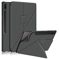 Étui en cuir TPU pour Samsung Galaxy Tab S8 Ultra 14.6 pouces SM-X900 SM-X906 avec porte-crayon
