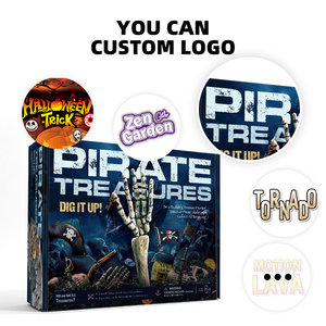 Bắt Tay Đồ Chơi Khảo Cổ Phiêu Lưu Bí Ẩn Bộ Đào Kho Báu Cướp Biển Nhiều Hơn Rương Tiền Xu Vàng Bộ Xương Người - Product Image 5