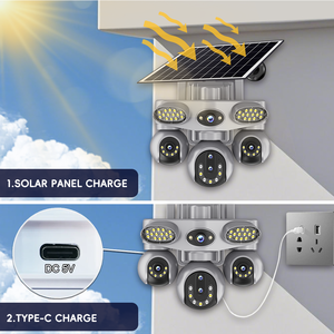 Cámara <span class=keywords><strong>de</strong></span> Seguridad CCTV 4G para Exteriores, 3 PTZ, Impermeable IP66, SC30A, con Audio Bidireccional, Visión Nocturna, <span class=keywords><strong>Sensor</strong></span> CMOS <span class=keywords><strong>de</strong></span> 12MP, Gran Angular - Product Image 6