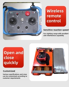 3 10 12 Ton Equipo de mudanza Maquinaria de control remoto Patines Máquina Patines - Product Image 3