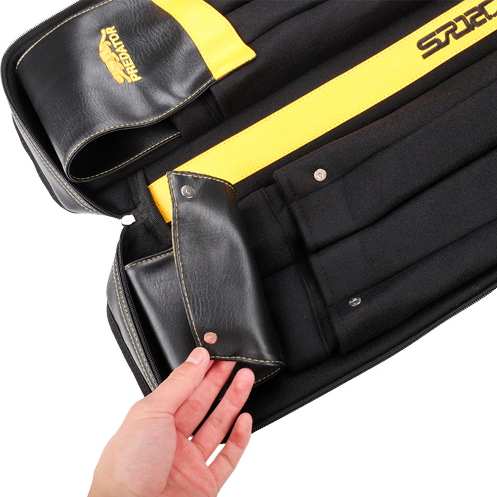 Bolsa Para Tacos De Billar PEKREWS Para 4 Topes Y 5 Cañas | Acolchado De Terciopelo, Impermeable, Correas Ajustables, Múltiples Opciones De Transporte