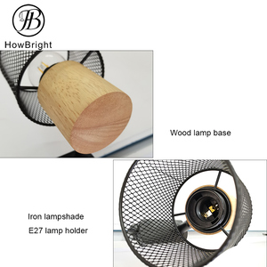 E27 Led Trail Verlichting Voor Restaurant Cob Spotlight Metalen Kooi Schaduw Led Track Verlichtingssysteem - Product Image 2