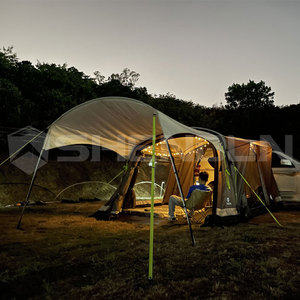Sldn ngoài trời không thấm nước RV Inflatable mái hiên Lều hai phòng ngủ Nylon vải cho Caravan và không khí cắm trại - Product Image 4
