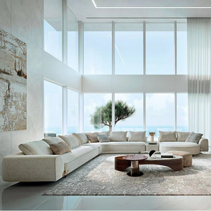 Italian Style <b>Light</b> Luxury Modern Design Premium Materials Elegant Furniture Accessories Sofa <b>Post</b> - Product Image 2