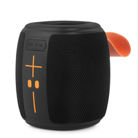 Enceinte sans fil portable avec grand haut-parleur de 66 mm, étanche IPX4, lumière RGB, 5W, micro intégré pour le camping en extérieur