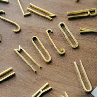 Plaque Murale 3D en Laiton avec Lettres, Base en Bois Rétro, Numéro de Maison Personnalisé, Enseigne Commerciale, Support MOQ