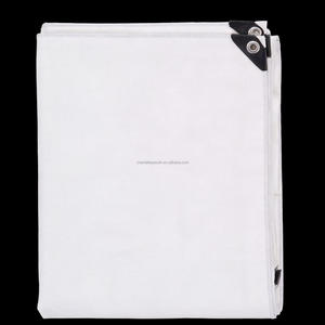 Bâche en PE enduite imperméable 180G, auvent de jardin blanc résistant à la pluie, <span class=keywords><strong>voile</strong></span> <span class=keywords><strong>d</strong></span>'<span class=keywords><strong>ombrage</strong></span> extérieur, anti-statique, anti-UV, tissée, pour voiture, animaux domestiques, chien, maison - Product Image 3