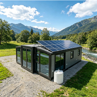Maison Modulaire Pliante de Luxe, 2-3 Chambres, Maison Mobile Préfabriquée, Conteneur Extensible de 20ft/40ft, Prix