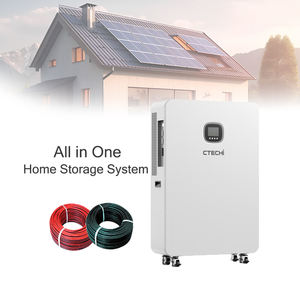 CTECHi Système solaire tout-en-un 3KW 5KW 10KW 15kWh 20kWh onduleur LiFePO4 hors réseau montage sur toit système de stockage d'énergie solaire - Product Image 1