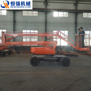 Plataforma Elevadora Articulada Heng Qiang Jixie GTZZ-12 de 12m, Vehículo de Trabajo Aéreo Autopropulsado Hidráulico, Equipo de Construcción - Product Image 4