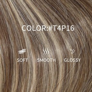 Extension I-Tip in Capelli Remy Lisci Effetto Osseo Super Double Drawn 18 pollici 40g/confezione Colorati # P4/16 <span class=keywords><strong>Biondo</strong></span> <span class=keywords><strong>Chiaro</strong></span> Marrone Scuro Cina - Product Image 6