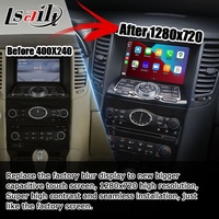 ترقية شاشة عالية الدقة لـ Carplay اللاسلكي وAndroid Auto لسيارات إنفينيتي FX35 وFX37 وQX70 IT06 مع دعم ميرور لينك يشمل المواصفات اليابانية