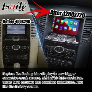 Actualización de Pantalla HD Inalámbrica Lsailt con Carplay y Android Auto para Infiniti FX35 FX37 QX70 IT06, Compatible con Mirror Link, Incluye Especificaciones Japonesas - Product Image 5