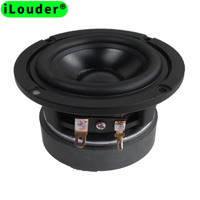 (35-018) Haut-parleur large bande étanche de 3,5 pouces (91 mm) 20W/25W 4/8 Ohm avec cône en aluminium et suspension en caoutchouc pour extérieur et audio marin