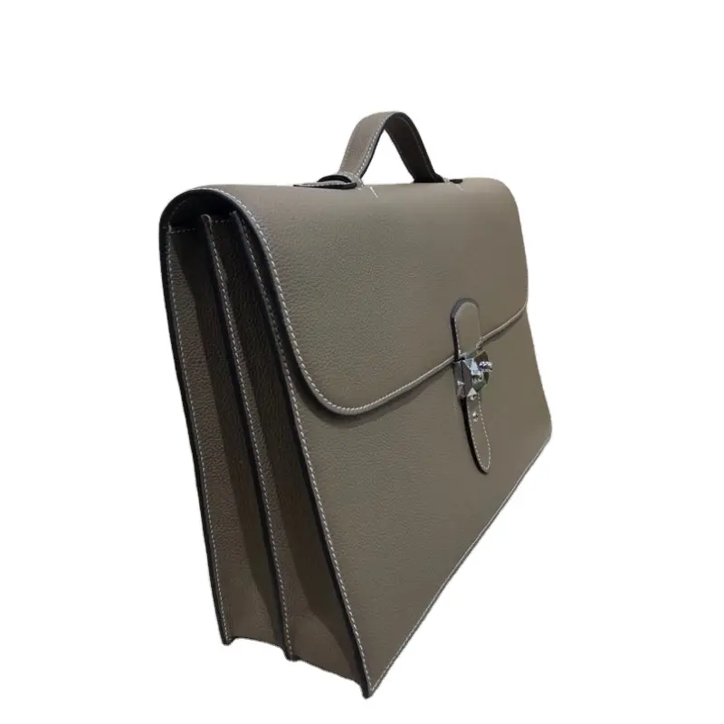 Luxury Men Laptop Bag Genuine Leather Computer Office Shoulder Bag Men S Handbag Cowhide Leather Briefcase Tablet Fashion