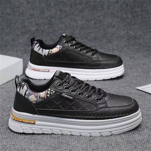 Zapatos Deportivos Casuales para Hombre, Originales, con Plataforma, Versátiles, para Skateboarding, Blancos, a la Moda, Venta al Por Mayor - Product Image 2