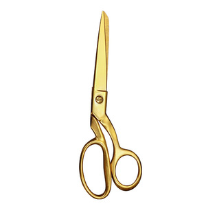 Lu Ban's Work Tailor's <b>Scissors</b> 8.5-Inch Stainless Steel Gold Plated <b>Sewing</b> <b>Scissors</b> For Garment Cutting - Product Image 4