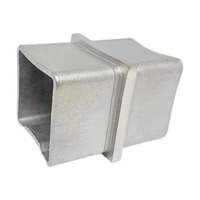 Condibe 304 acier inoxydable 40/50mm connecteurs d'angle de tuyauterie carrée pour garde-corps