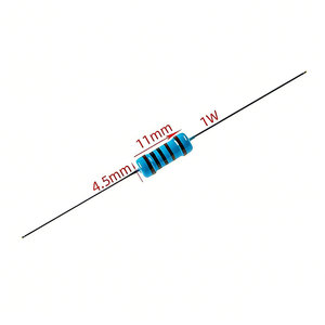 20pcs 1W Metal <b>Film</b> Resistor color Ring Power Resistor 0.1~1M 0.12R 2 3.3 4.7 10R 47 100 220 360 470 1K 2.2 22K 33 4.7K 100KOhm - Product Image 1