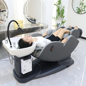 <span class=keywords><strong>2</strong></span> en <span class=keywords><strong>1</strong></span> reclinable de lujo, cabeza de pedicura ajustable, lavabo de Spa, peluquería eléctrica, masaje, champú, sillas y cuenco - Product Image 2