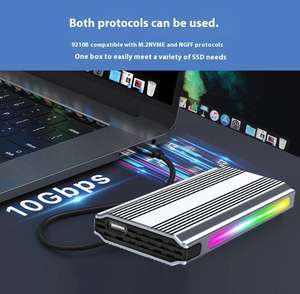 Новый корпус M.<span class=keywords><strong>2</strong></span> алюминиевый корпус M2 SSD USB Type-C 3,1 твердотельный механический жесткий диск для WD NVME NGFF - Product Image 4