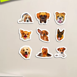 Waterproof Surface Color Printing Cute <b>Pattern</b> Fridge Magnet Decorative Sticker <b>Paper</b> Fridge Magnet for Bulk Supply - Product Image 1