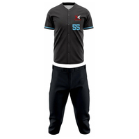 Uniforme de baseball à manches courtes léger à séchage rapide avec impression numérique de logo personnalisé, vêtements d'équipe personnalisés, haute qualité, meilleur prix