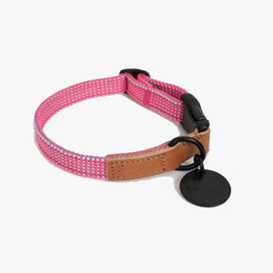Collar para mascotas, Collar para perros, cuerda de tracción, Collar para cuello de perro, cubierta blanca para cuello de perro con flores pequeñas, se puede grabar con palabras - Product Image 4