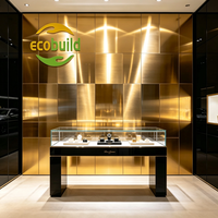 Panneau composite en aluminium Alucobond Gold avec diverses finitions de surface, léger, pour revêtement mural intérieur et extérieur, panneau composite en aluminium ACM