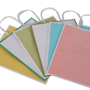 Bolsa de Papel Kraft Gruesa al por Mayor con Diseño Personalizado, Impresión de Logotipo, Bolsa de Regalo con Asas Retorcidas 11 - Product Image 2