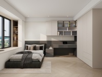 Armoire en bois de luxe à 3 portes avec coiffeuse intégrée, placard et armoire sur mesure, mobilier de chambre moderne en bois