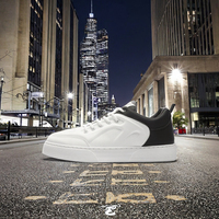Baskets basses décontractées pour hommes style basketball – Chaussures de sport polyvalentes, tendance et respirantes, antidérapantes et résistantes à l'usure