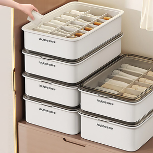 Joybos 2024 an toàn đồ lót tổ chức vớ tóm tắt quần lót Hộp lưu trữ hình chữ nhật 3 trong 1 3 lớn lớp lưu trữ trường hợp tổ chức - Product Image 5